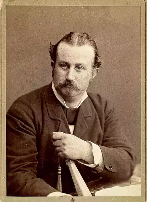 Black and white Photo of Author Alexander Kielland (1849 - 1906)