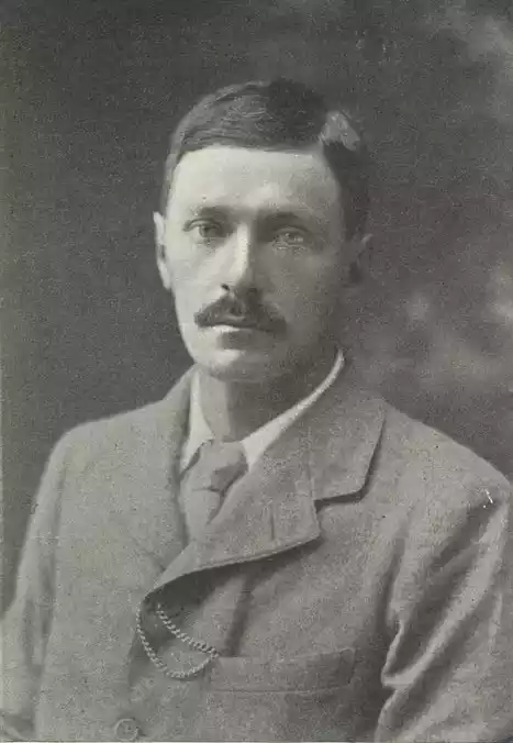 Black and white Photo of Author E.F. Benson (1867 - 1940)