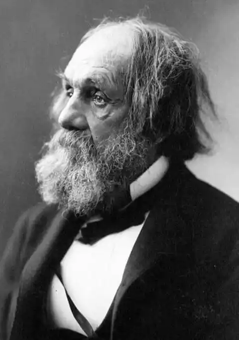 Black and white Photo of Author Edward Everett Hale (1822 - 1909)