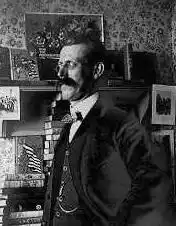 Black and white Photo of Author Edward Stratemeyer (1862 - 1930)