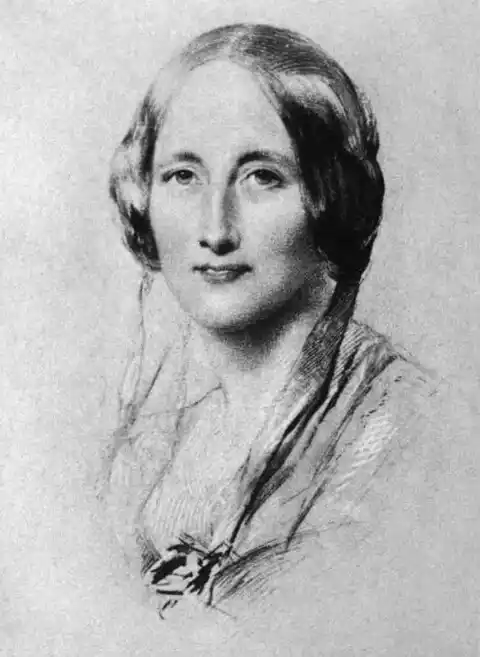 Black and white Photo of Author Elizabeth Gaskell (1810 - 1865)