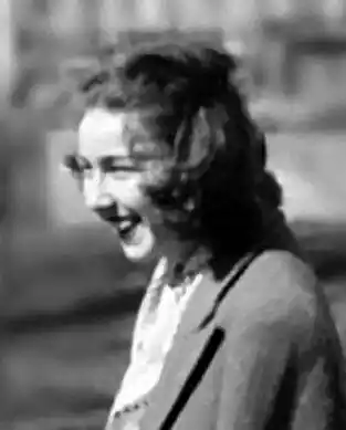 Black and white Photo of Author Flannery O'Connor (1925 - 1964)