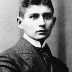 Black and white Photo of Author Franz Kafka (1883 - 1924)
