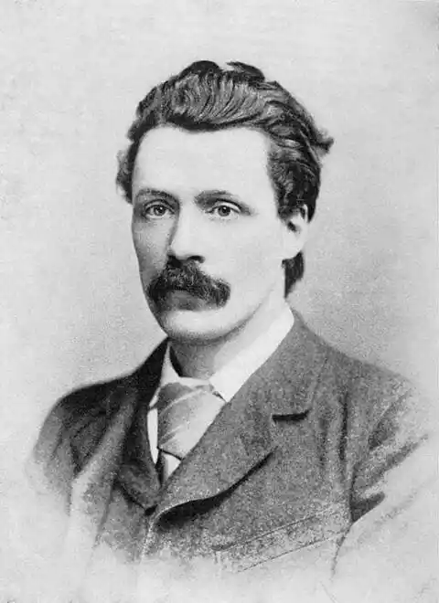 Black and white Photo of Author George Gissing (1857 - 1903)