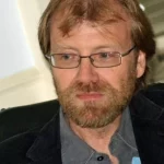 Black and white Photo of Author George Saunders (1958 - Present)
