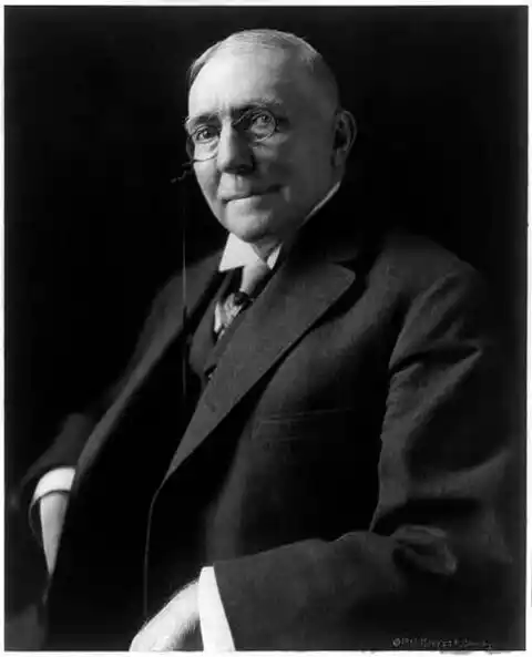 Black and white Photo of Author James Whitcomb  Riley (1849 - 1916)
