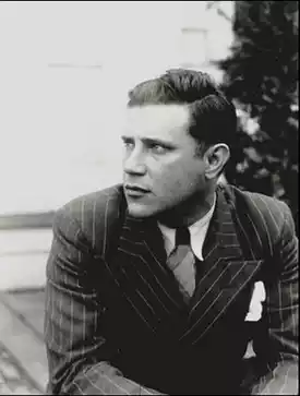 Black and white Photo of Author Jesse Stuart (1906 - 1984)