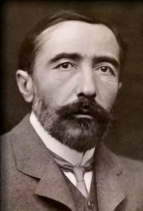 Black and white Photo of Author Joseph Conrad (1857 - 1924)