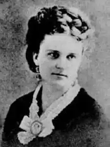 Black and white Photo of Author Kate Chopin (1850 - 1904)