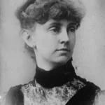 Black and white Photo of Author Kate Douglas Wiggin (1856 - 1923)
