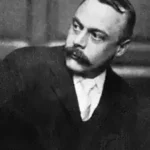 Black and white Photo of Author Kenneth Grahame (1859 - 1932)