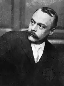 Black and white Photo of Author Kenneth Grahame (1859 - 1932)