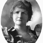 Black and white Photo of Author Mary E. Wilkins Freeman (1852 - 1930)