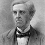 Black and white Photo of Author Oliver Wendell Holmes (1809 - 1894)