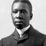 Black and white Photo of Author Paul Laurence Dunbar (1872 - 1906)