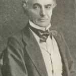 Black and white Photo of Author Prosper Merimee (1803 - 1870)