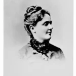 Black and white Photo of Author Sarah Orne Jewett (1849 - 1909)