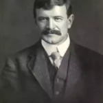 Black and white Photo of Author Stephen Leacock (1869 - 1944)