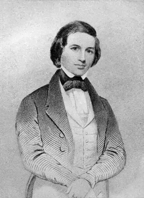 Black and white Photo of Author T.S. Arthur (1809 - 1885)
