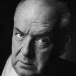 Black and white Photo of Author Vladimir Nabokov (1899 - 1977)
