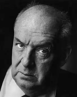 Black and white Photo of Author Vladimir Nabokov (1899 - 1977)