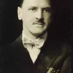 Black and white Photo of Author William Somerset Maugham (1874 - 1965)