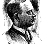 Black and white Photo of Author W.C. Morrow (1854 - 1923)