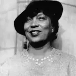 Black and white Photo of Author Zora Neale Hurston (1891 - 1960)