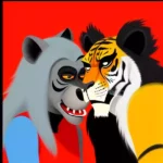 Poker Face the Baboon and Hot Dog the Tiger - Short Story