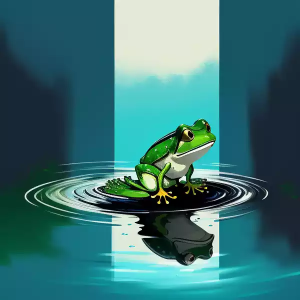 The Frog and the Puddle - Short Story