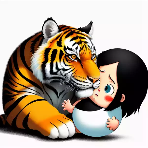 The Tiger and the Baby - Short Story